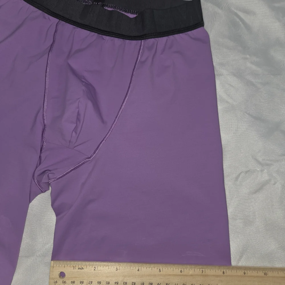 Lululemon‎ Men's Compression Boxer Brief Shorts Purple Size M Gym Training
